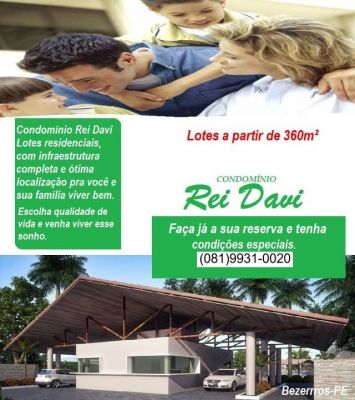 INCORPORADORA REI DAVI LANÇA CONDOMÍNIO EM BEZERROS