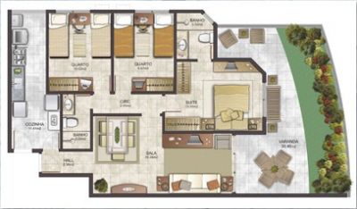 Apartamento 3 quartos - Freguesia