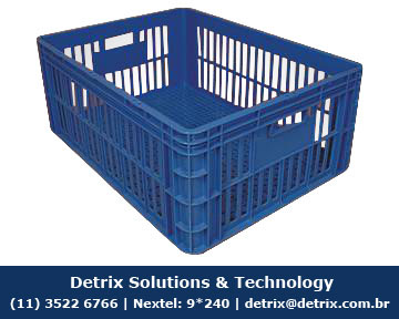 Caixa Plástica Hortifruti Supermercado