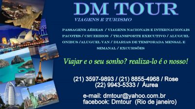 Dm Tour aluguel de vans e hospedagem