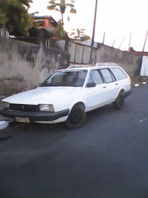 santana quantum 1986 branca c dir hidráulica