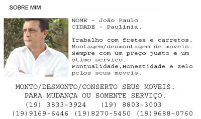 MONTADOR DE MOVEIS -