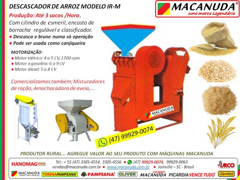 Máquina Comercial de Amassar Aveia MARCA URCO BY MACANUDA