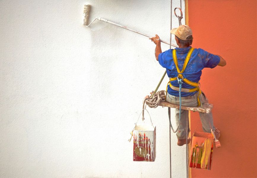 Pintura de Fachada de prédios edificios condominios rj rio de janeiro Whatsapp 2199935-8395
