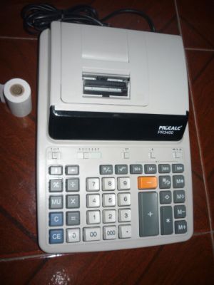 MÁQUINA DE CALCULAR COM IMPRESSÃO 14 DIGITOS