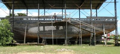 VENDA DE CASCO DE NAVIO - 86 pés