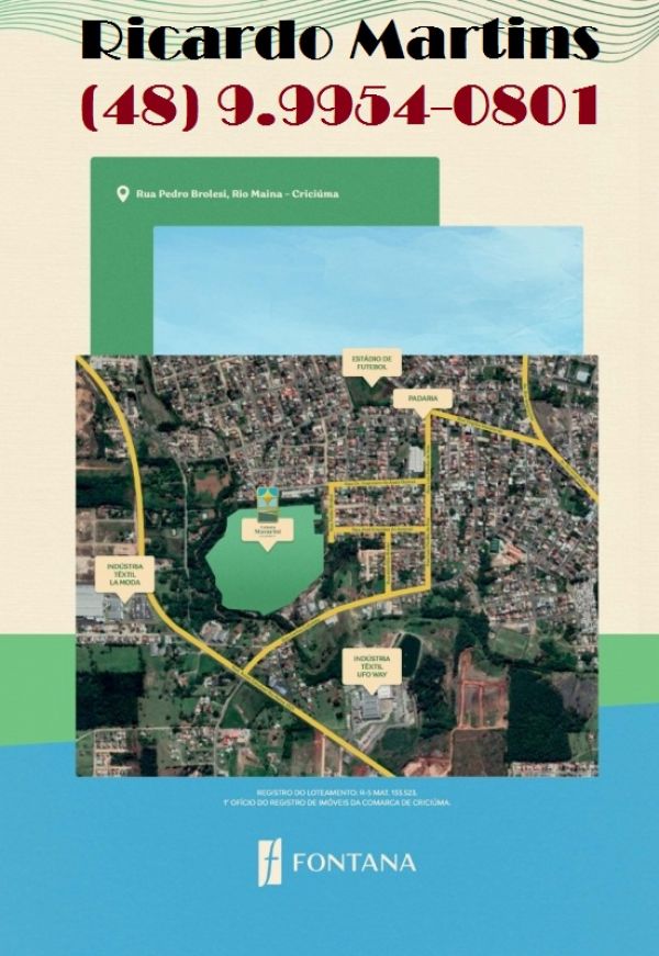 Loteamento Celeste Macarini Rio Maina Criciúma