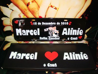 Placa de Carro Personalizada