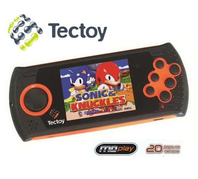 Md Play Mega Drive Portátil Tectoy Com 20 Jogos Na Memória
