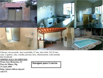 casa, chacara em ascenção, Para de Minas, Mg
