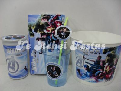 Kit Pipoca Os Vingadores