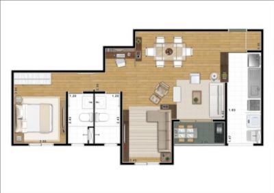 aptos ao lado do metro 2 e 3 dorms