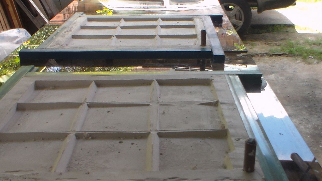 Forma para fabricação de placa de gesso