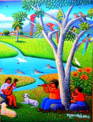 OBRAS DO ARTISTA NAIF NERIVAL RODRIGUES A VENDA COM AJUR SP 