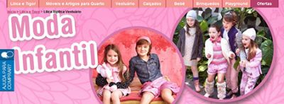 O melhor da Moda Infantil, Brinquedos e Calçados.