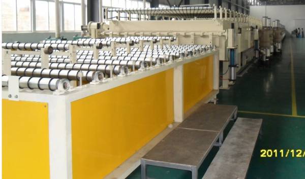 Production line for VIP vacuum insulated panel