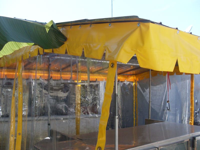 Carrinho para lanches quentes e frios