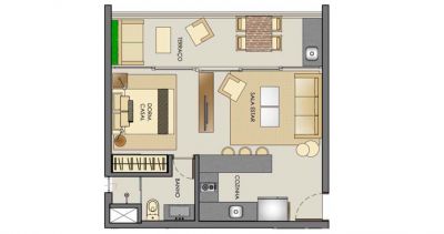 Huma Klabin - Aptos de 44 m² e 67 m² - 1 e 2 dormts !!!