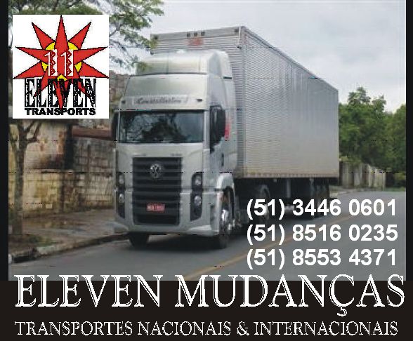 ELEVEN MUDANÇAS CANOAS para todo o Brasil - Residenciais