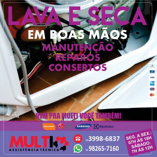 Sua lava e seca quebrou?