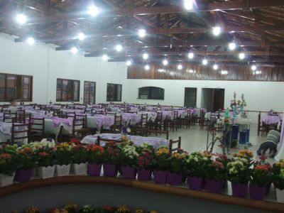 Salão de festa Coquetel de ouro