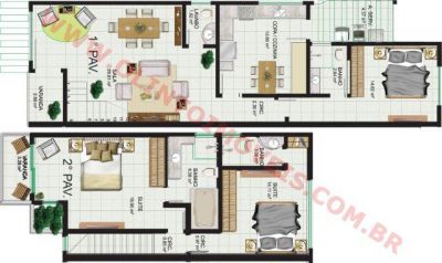 Olinto Imóveis vende Duplex 3 qts no Verdes Mares em Rio das Ostras