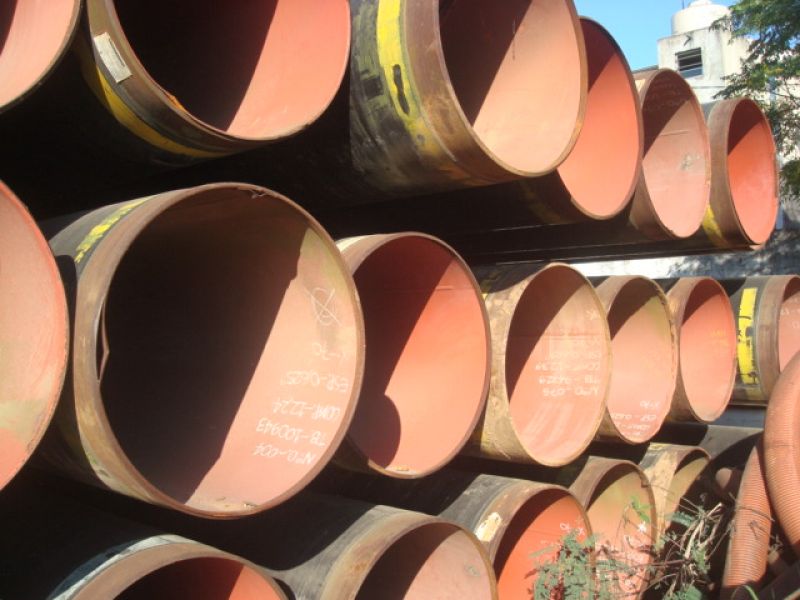 102 ton de tubos de aço de 38 x 5-8 pol