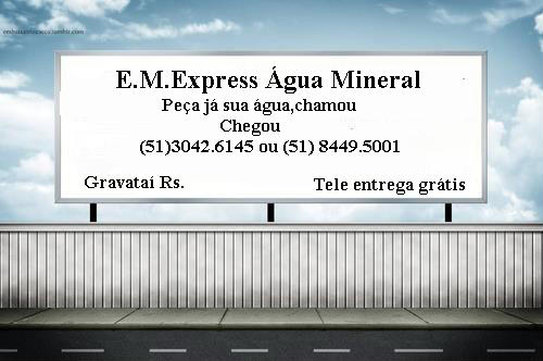 E.M.Express Água Mineral