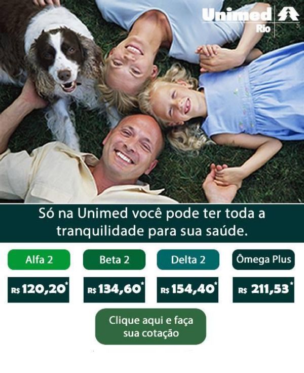 Planos de Saúde RJ UH Empresa PME R$ 85,00 idade 00 á 43 anos
