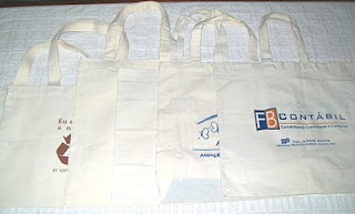 Sacola ecológica retornável personalizada