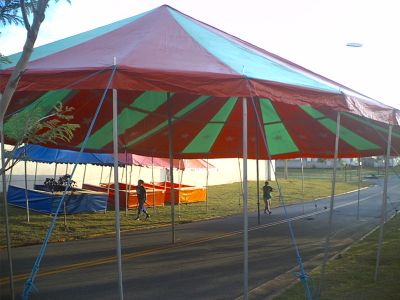 Locação de tendas