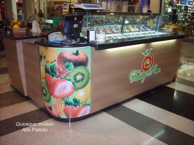 Quiosque Frozen Yogurt, Salada de Fruta, Sorvete, Churros ou Lanches