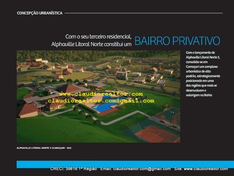 Alphaville Litoral Norte 3, Camaçari, Bahia.