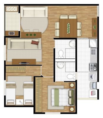 Imóveis na planta, apto.2/3 dorms,1suíte, 1/2 vagas, Guarulhos, Zona Norte da Grande São Paulo