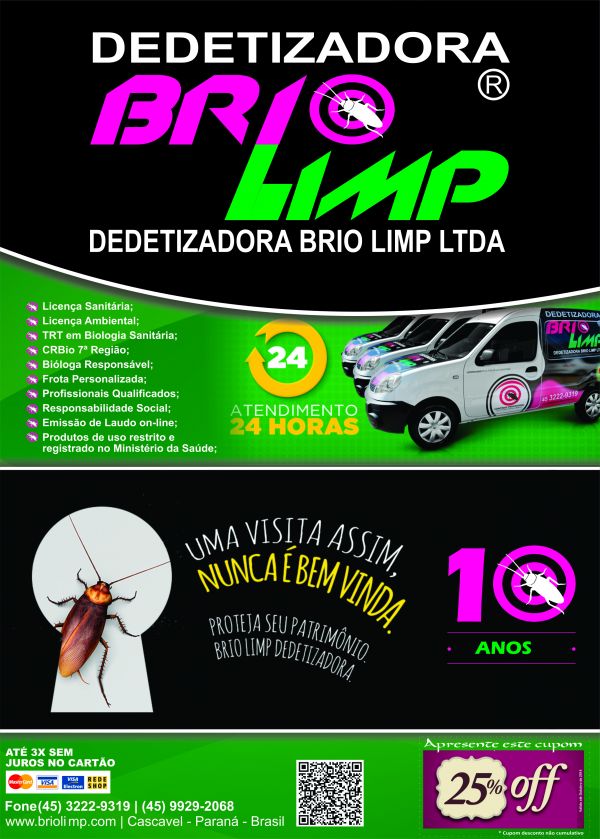 Dedetizadora Brio Limp Ltda
