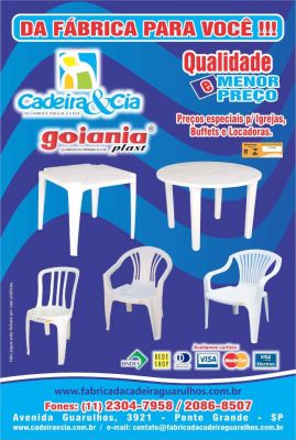 Cadeiras e Mesas de Plástico!!!