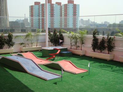 mini golfe para condominios