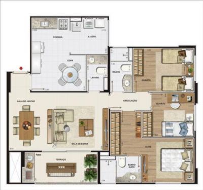 ROSSI MONTÊS - APARTAMENTOS DE 63 e 99m²