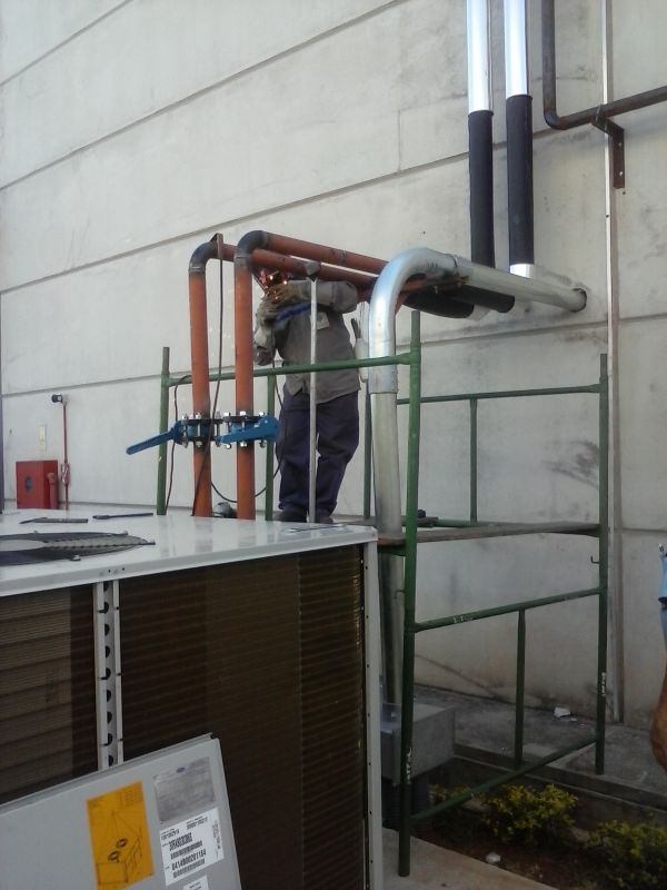 Rcl montagem hidráulica e isolamento térmico