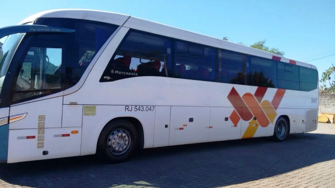 Ônibus Rodoviário K-310 G7 1050-  46 com WC e ar vidro colado. 10/10.