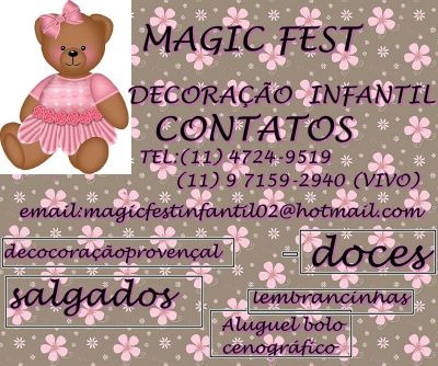 magic fest decoração infantil