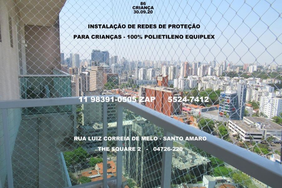 Telas de Proteção em Santo Amaro, Rua Luiz de Mlelo, 86, (11)  5541-8283 