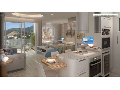 Genesis multiuso com apartamentos de 1 e 2 quartos e salas comerciais situado Freguesia Jacarepaguá