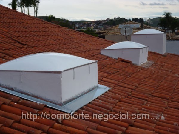 Domos de Acrílico iluminação zenital claraboia