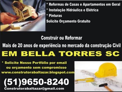 Construtora Baltazar em Bella Torres - Passo de Torres - SC