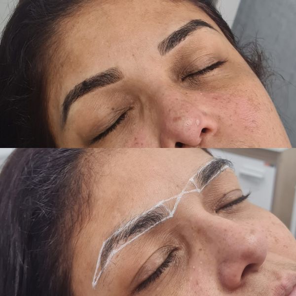 Design Sobrancelhas micropirgmentação fio a fio henna Vila Carrão Tatuapé Sta Isabel