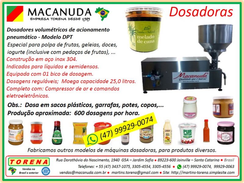 Máquinas para fábricas de melado Oliver MACANUDA