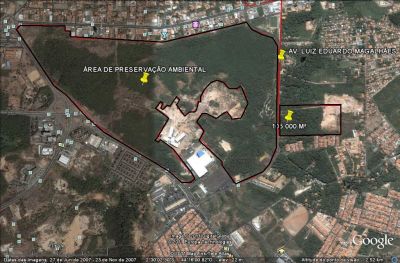 TERRENO EM SÃO LUÍS-MA COM 105.000M² -PREÇO = R$ 52.500.000,00