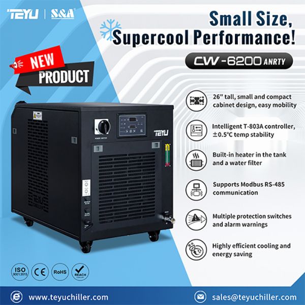 Chiller Industrial CW-6200ANRTY para Equipamento de Laboratório