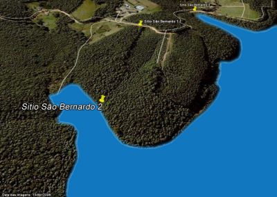 belíssima frente para represa